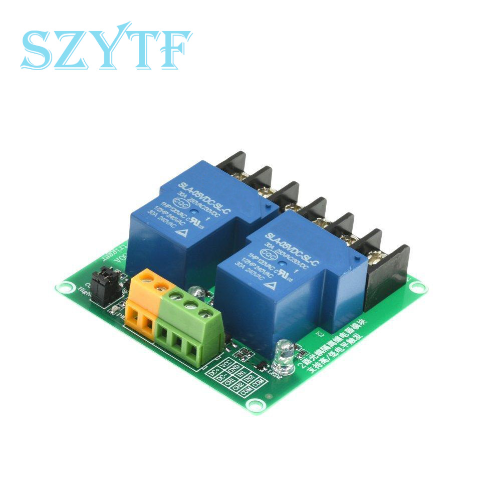 وحدة ترحيل 1 2 4 8 قنوات 30 أم - مراجعة Relay Module 4 Channel وسعره