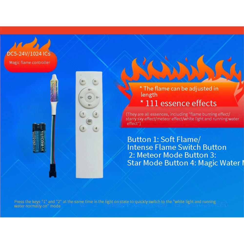 RF 12-مفتاح الخيال لهب تحكم له - مراجعة Ws2812B Strip 5V وسعره