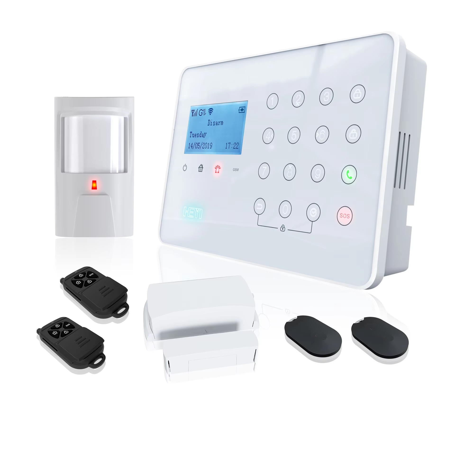 نظام إنذار أنظمة أمنية لاسلكية - مراجعة Pir Motion Sensor وسعره
