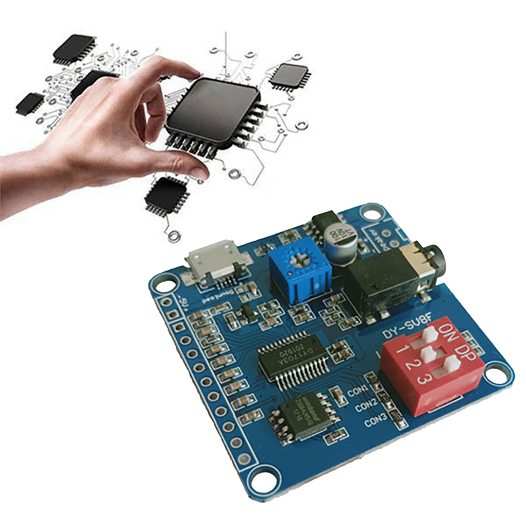 ABZZ-DY-SV8F وحدة تشغيل الصوت  - مراجعة Sd Card Module وسعره